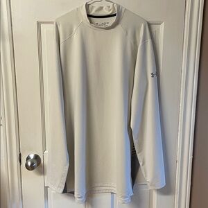 Under Armour Coldgear long sleeve mock neck base layer fitted shirt men size 3X